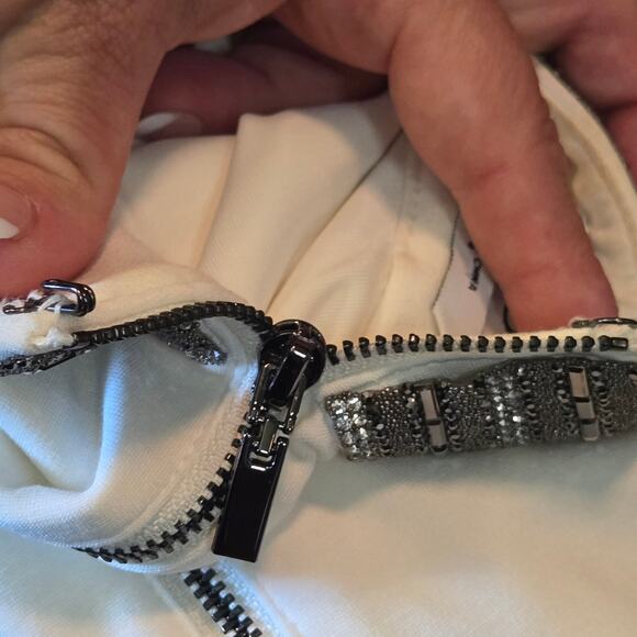 Bebe Embellished Cage Mini Dress Size 4 - Picture 6 of 9